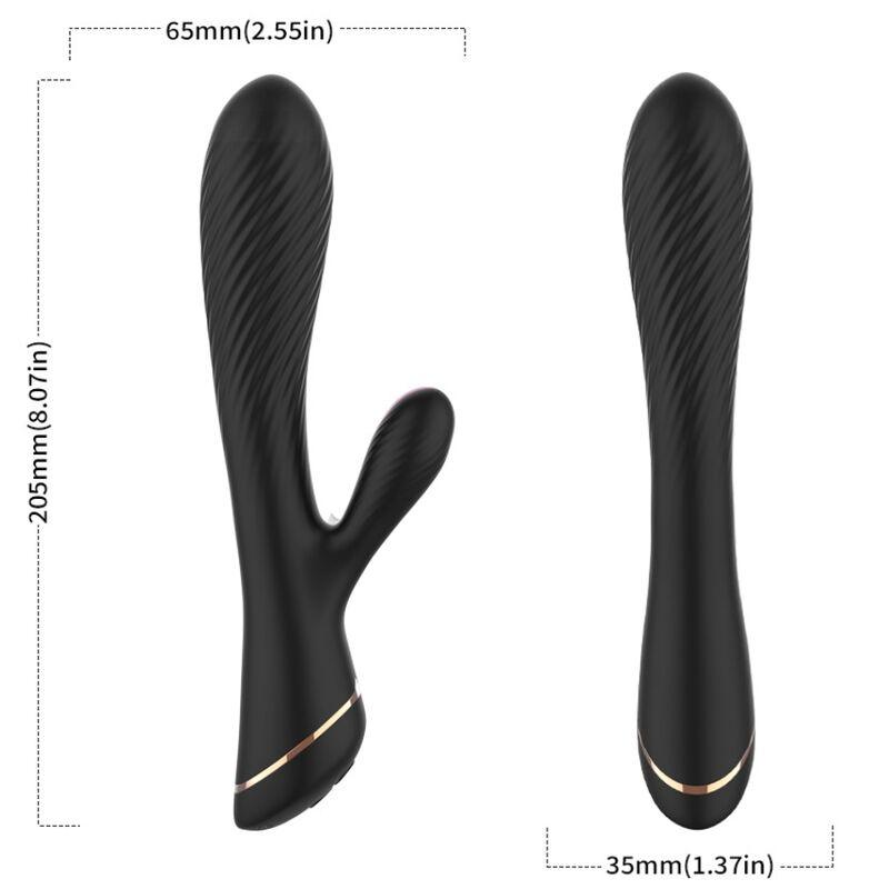 ARMONY VIBRADOR COELHO SILICONE PRETO