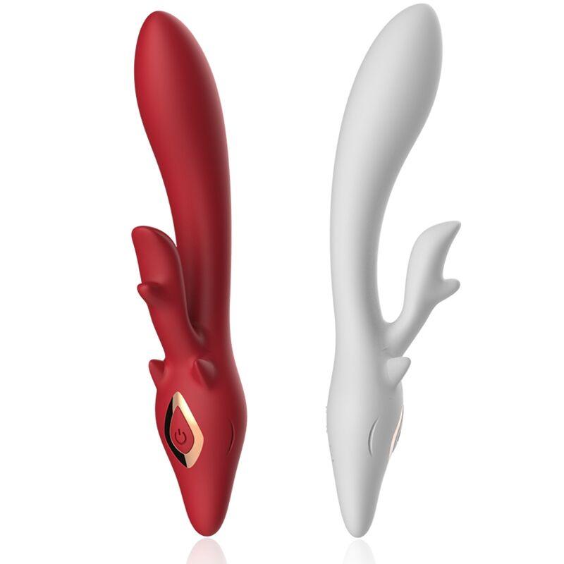 ARMONY ELK VIBRADOR COELHO CURVADO VERMELHO