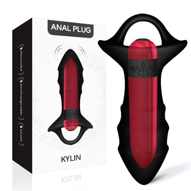 ARMONY VIBRADOR DE DEDO KYLIN E CONTROLE REMOTO DE PLUG ANAL PRETO