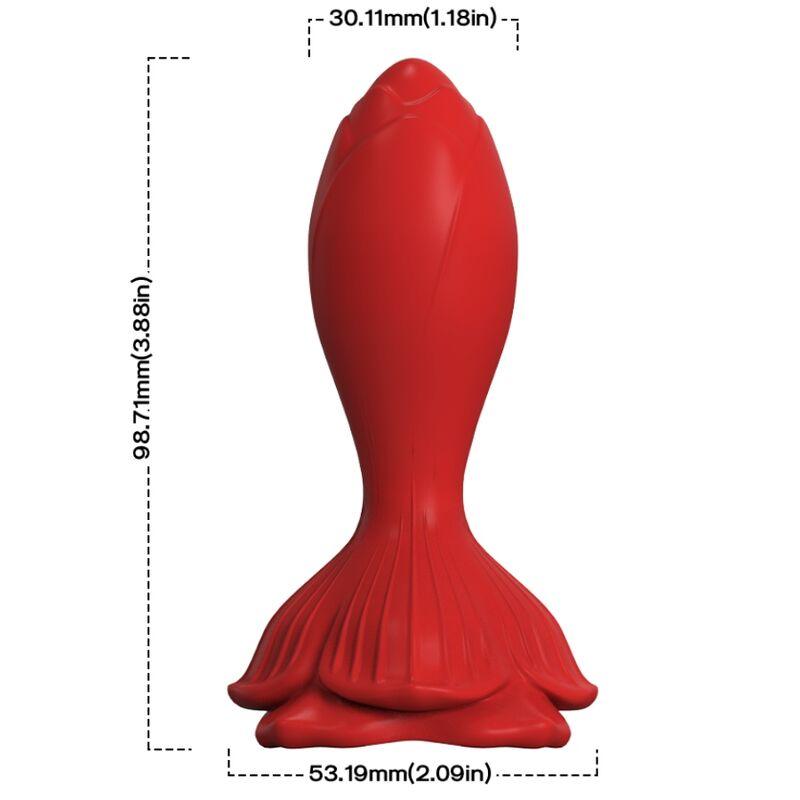 ARMONY VIBRADOR ROSA E PLUG ANAL PEQUENO CONTROLE REMOTO VERMELHO