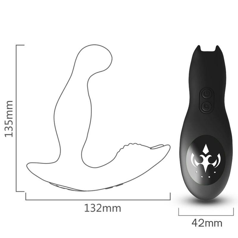 ARMONY BAT KING VIBRADOR ANAL PRoSTATA ROTATOR CONTROLE REMOTO PRETO