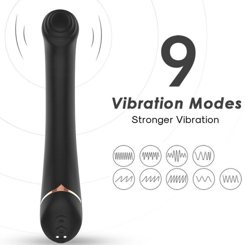 ARMONY VIBRADOR FALT HEAD SILICONE PRETO