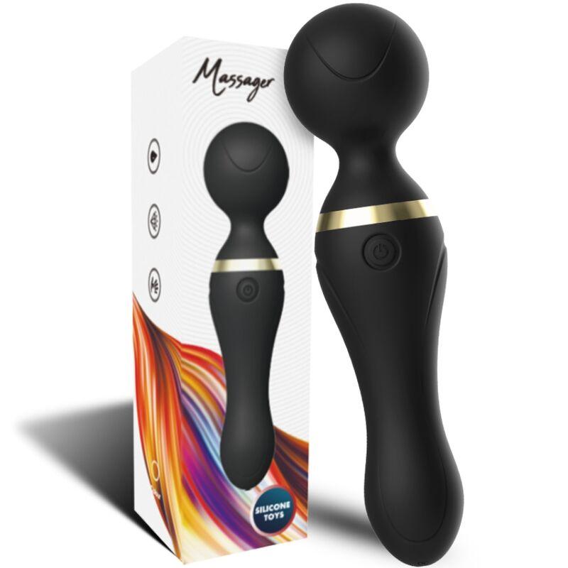 ARMONY MASSAGER E VIBRADOR FREEZA CABECA SUPER FLEXiVEL PRETA