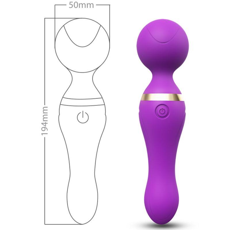 ARMONY FREEZA MASSAGER E VIBRADOR CABECA SUPER FLEXiVEL ROXO