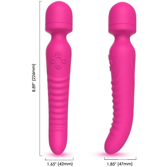 ARMONY MASSAGER MISSaO E VIBRADOR EFEITO DE CALOR FuCSIA