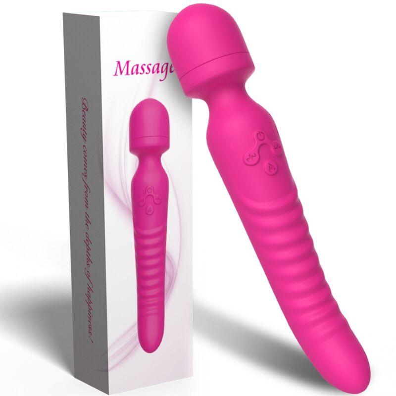 ARMONY MASSAGER MISSaO E VIBRADOR EFEITO DE CALOR FuCSIA