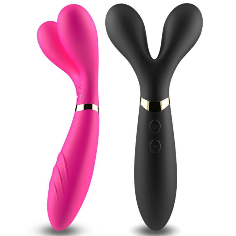 ARMONY MASSAGER Y WAND E VIBRADOR CABECA DUPLA FuCSIA