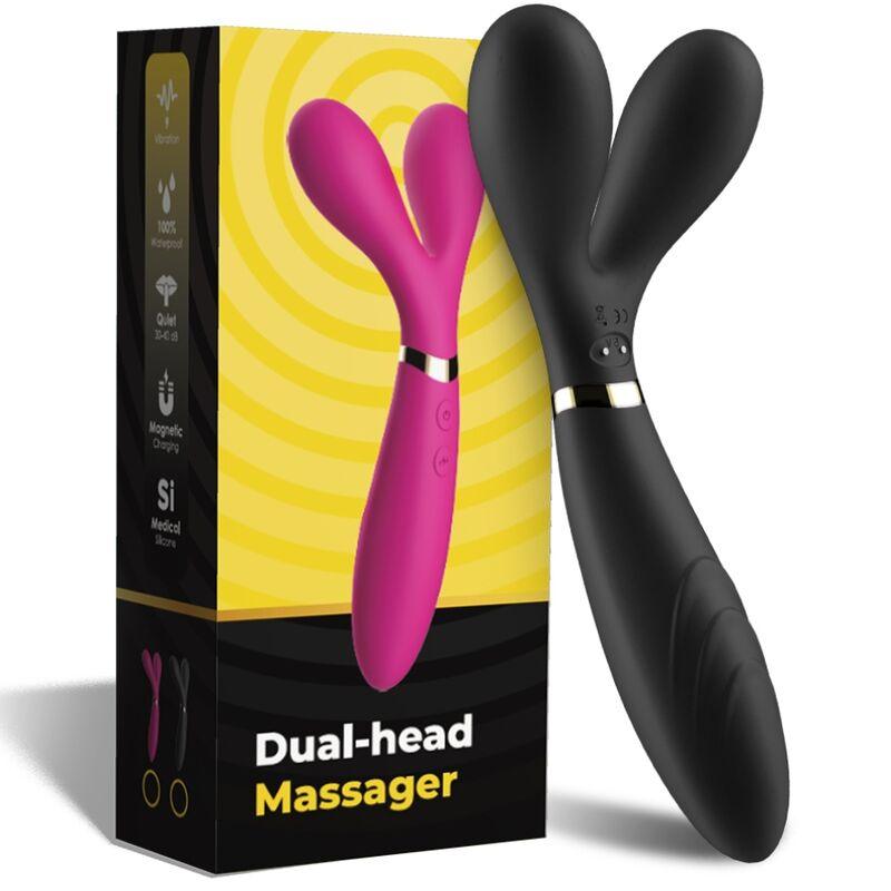 ARMONY MASSAGER Y WAND E VIBRADOR CABECA DUPLA PRETO