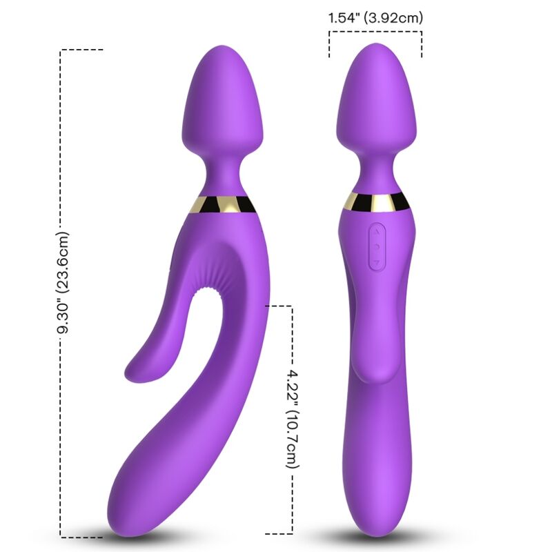 ARMONY MASSAGER E VIBRADOR COELHO ROXO