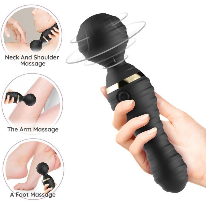 ARMONY MASSAGER E VIBRADOR FREEDO PEQUENO PRETO