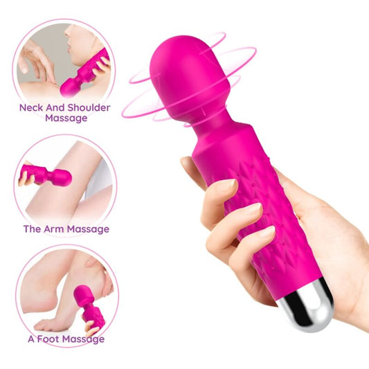 ARMONY MASSAGER POSTMAN E VIBRADOR CABECA SUPER FLEXiVEL FuCSIA