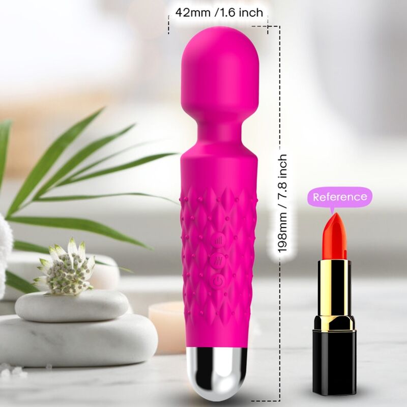 ARMONY MASSAGER POSTMAN E VIBRADOR CABECA SUPER FLEXiVEL FuCSIA