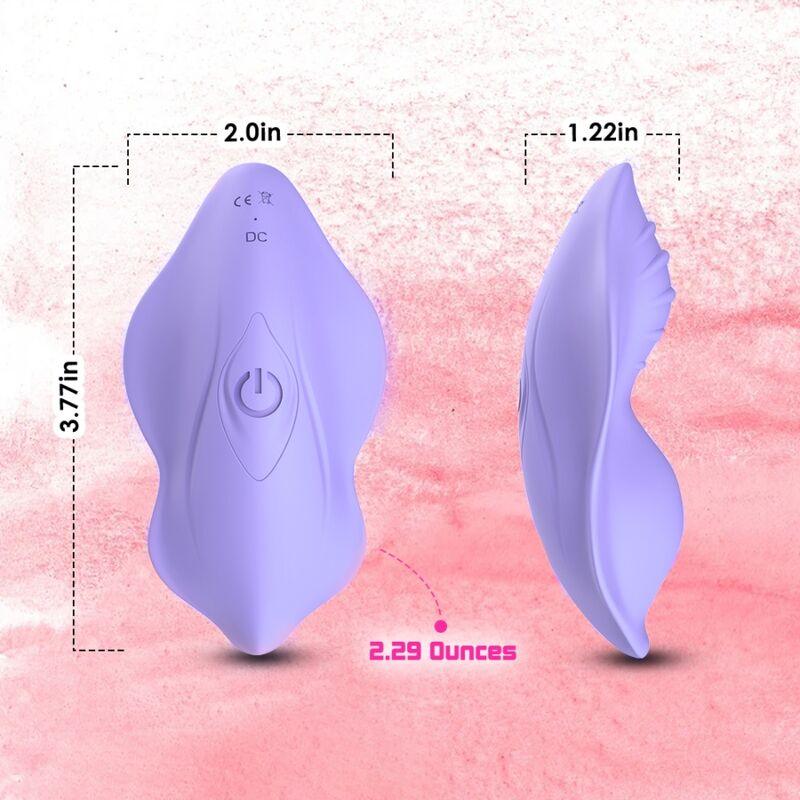 ARMONY WHISPER WEARABLE CALCAS VIBRADOR DE CONTROLE REMOTO ROXO