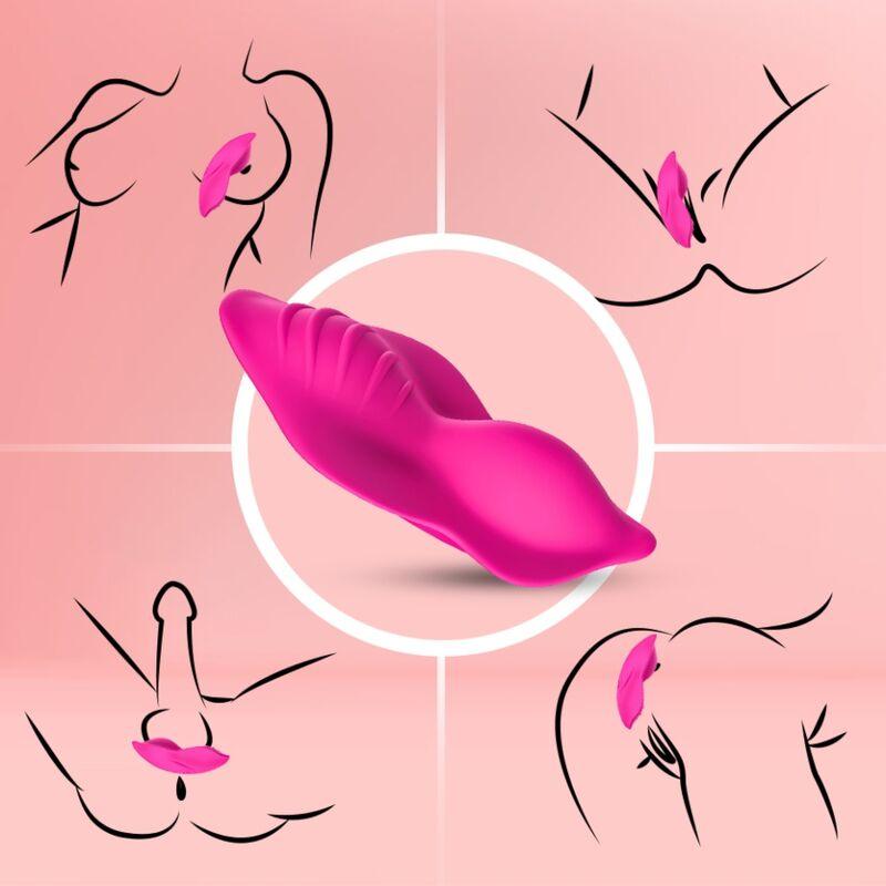 ARMONY WHISPER WEARABLE CALCAS VIBRADOR DE CONTROLE REMOTO FuCSIA