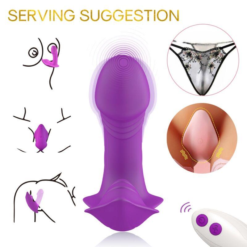 ARMONY VIBRADOR DE APITO CONTROLE REMOTO INTRODUZiVEL ROXO