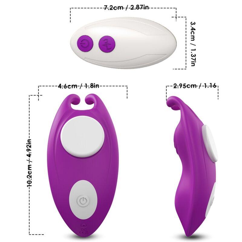 ARMONY HONEYBEE WEARABLE CALCAS VIBRADOR G SPOT CONTROLE REMOTO ROXO