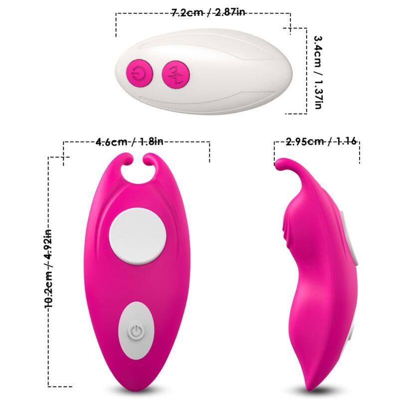 ARMONY HONEYBEE WEARABLE CALCAS VIBRADOR G SPOT FuCSIA APLICATIVO GRATUITO