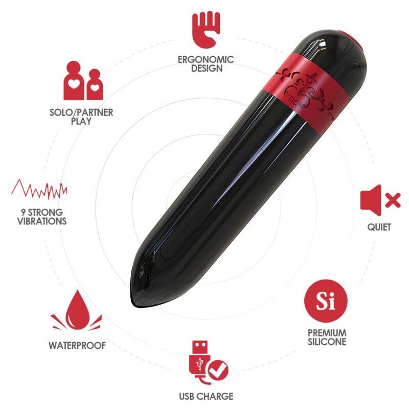 ARMONY BALA VIBRADOR FOGUETE PRETO