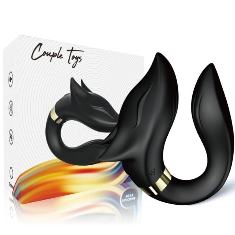 ARMONY VIBRADOR FOX PARA CASAIS CONTROLE REMOTO PRETO