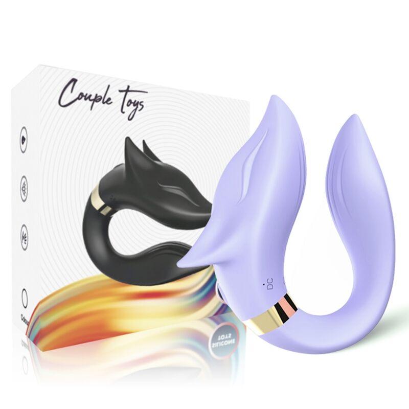 ARMONY VIBRADOR FOX PARA CASAIS COM CONTROLE REMOTO ROXO