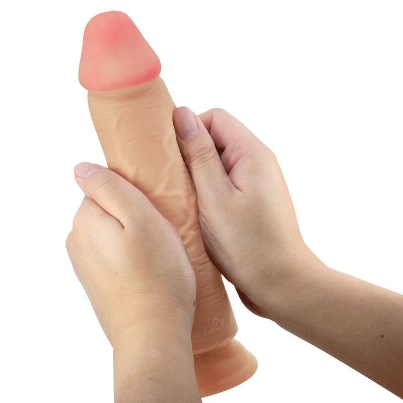 PRETTY LOVE SeRIE SLIDING SKIN DILDO REALiSTICO COM VENTOSA DESLIZANTE PELE CARNE 234 CM