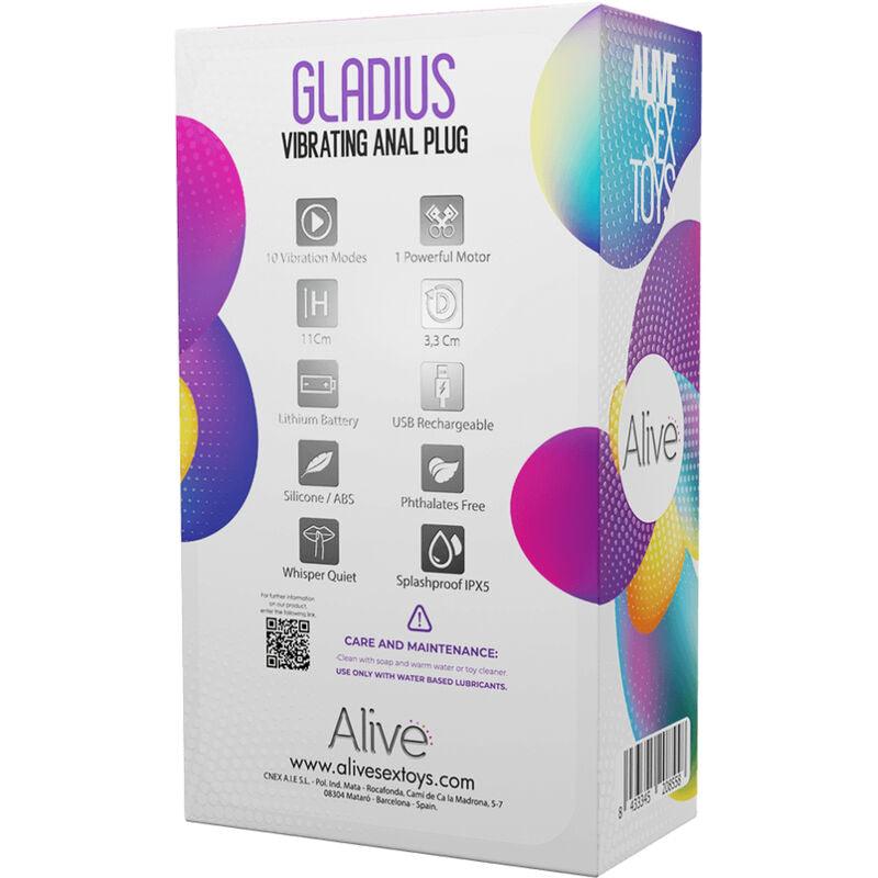 ALIVE PLUG VIBRADOR ANAL GLADIUS