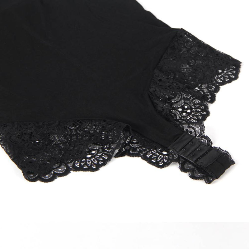 SUBBLIME TEDDY PRETO FLORAL DETALHE DE RENDA S M