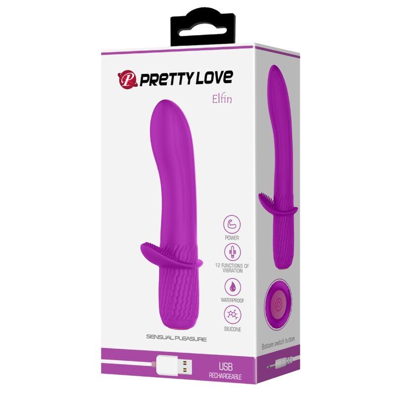 PRETTY LOVE VIBRADOR RECARREGVEL TROY ROXO