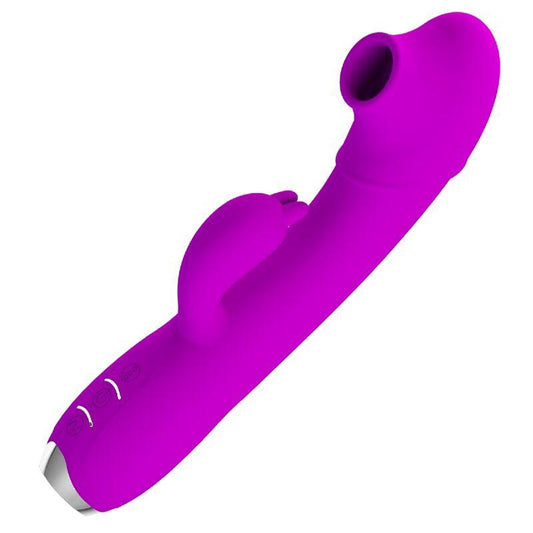 PRETTY LOVE VIBRADOR SUCKER RECARREGVEL REGINA ROXO