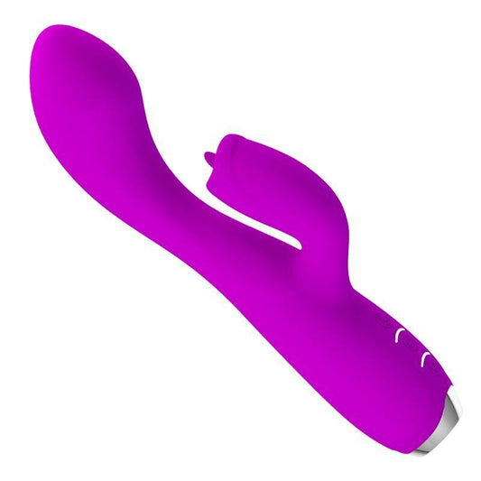 PRETTY LOVE VIBRADOR DE COELHO RECARREGVEL GLORIA ROXO IMPERMEVEL