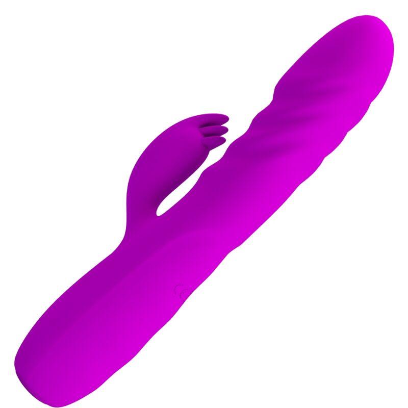 PRETTY LOVE VIBRADOR DE COELHO RECARREGVEL MELANIE ROXO