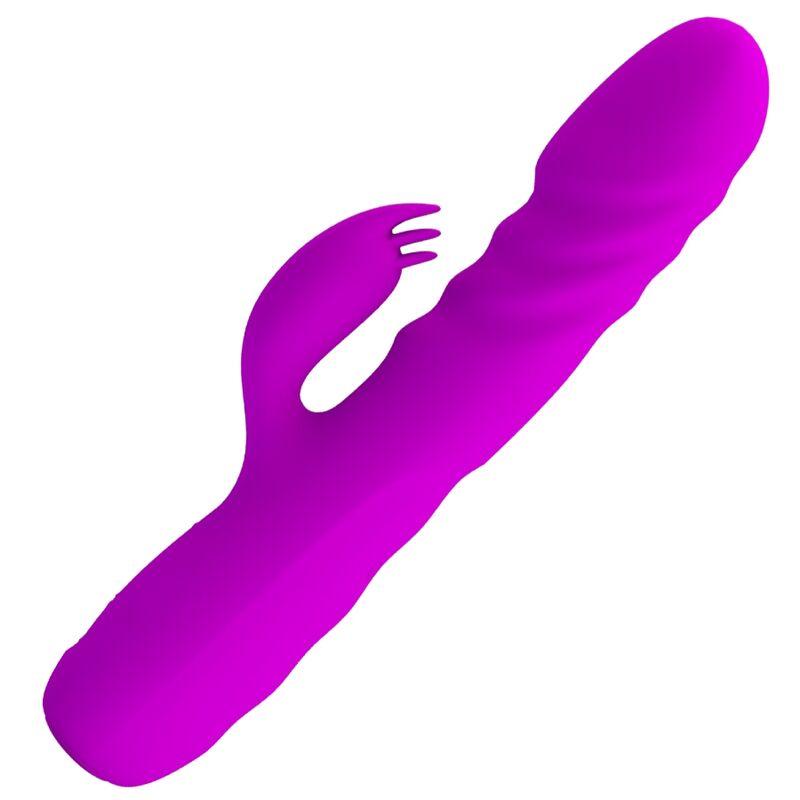 PRETTY LOVE VIBRADOR DE COELHO RECARREGVEL MELANIE ROXO