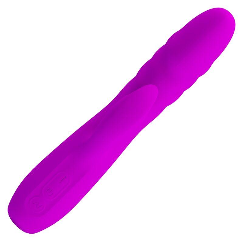 PRETTY LOVE VIBRADOR DE COELHO RECARREGVEL MELANIE ROXO