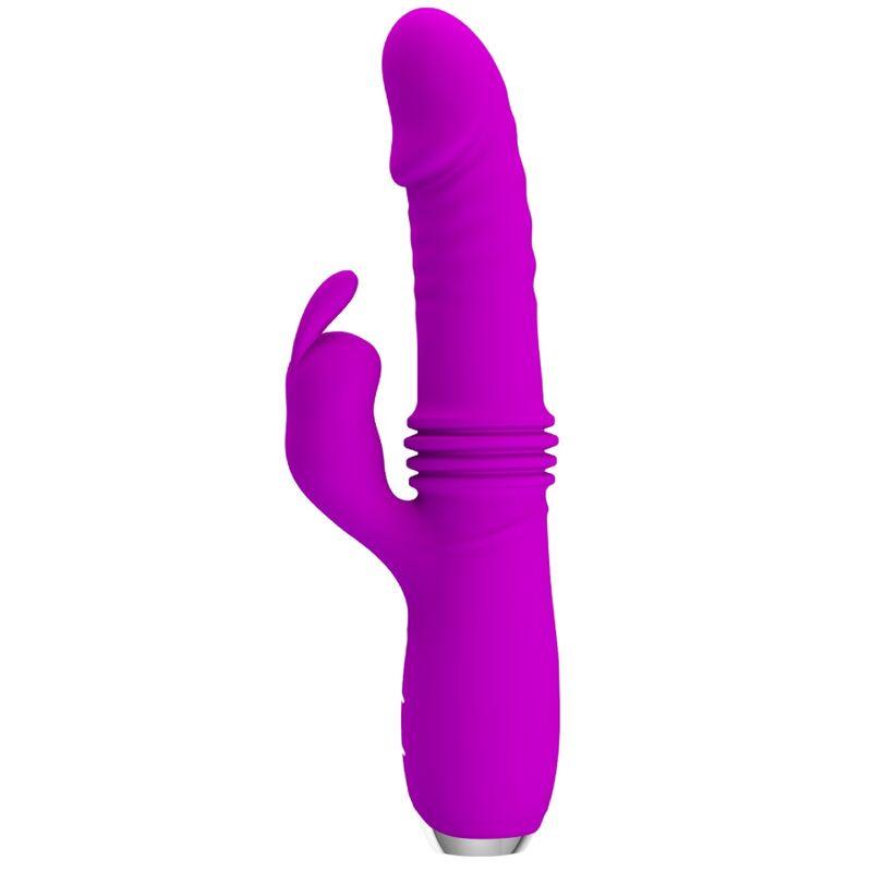 PRETTY LOVE VIBRADOR DE COELHO RECARREGVEL DOROTHY ROXO