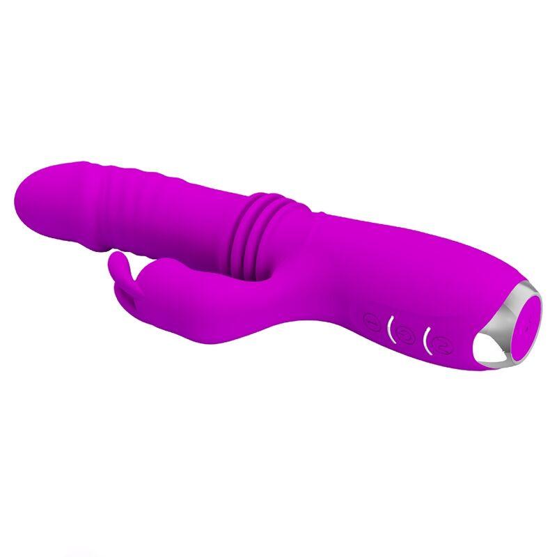 PRETTY LOVE VIBRADOR DE COELHO RECARREGVEL DOROTHY ROXO