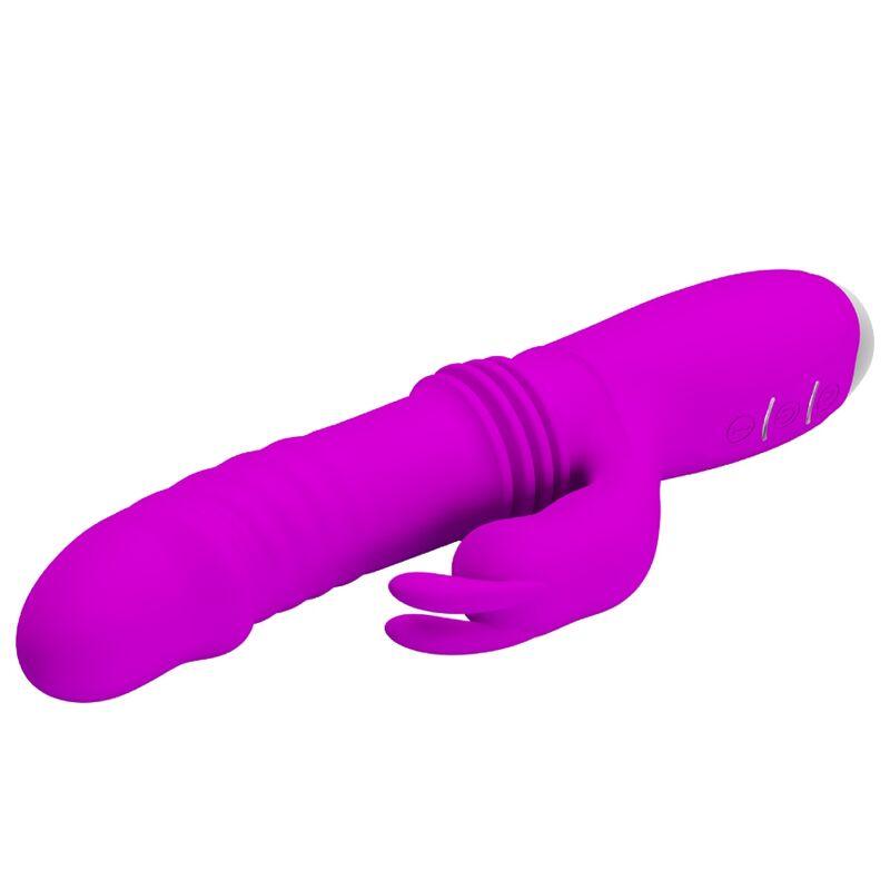 PRETTY LOVE VIBRADOR DE COELHO RECARREGVEL DOROTHY ROXO