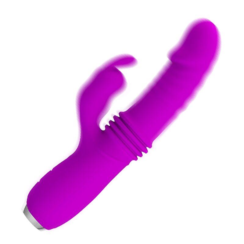 PRETTY LOVE VIBRADOR DE COELHO RECARREGVEL DOROTHY ROXO