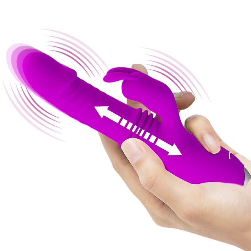 PRETTY LOVE VIBRADOR DE COELHO RECARREGVEL DOROTHY ROXO