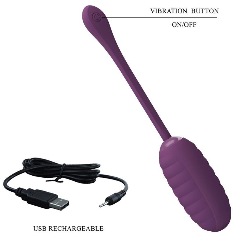 PRETTY LOVE OVO VIBRAToRIO RECARREGaVEL ROXO CASPER