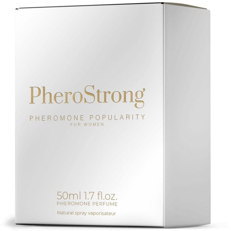 PHEROSTRONG PERFUME DE FEROMoNIOS POPULARIDADE PARA MULHER 50 ML