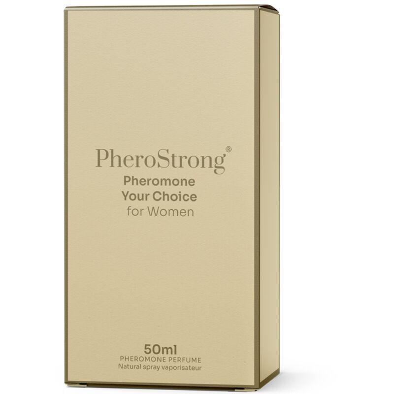 PHEROSTRONG PERFUME DE FEROMONAS SUA ESCOLHA PARA MULHERES 50 ML