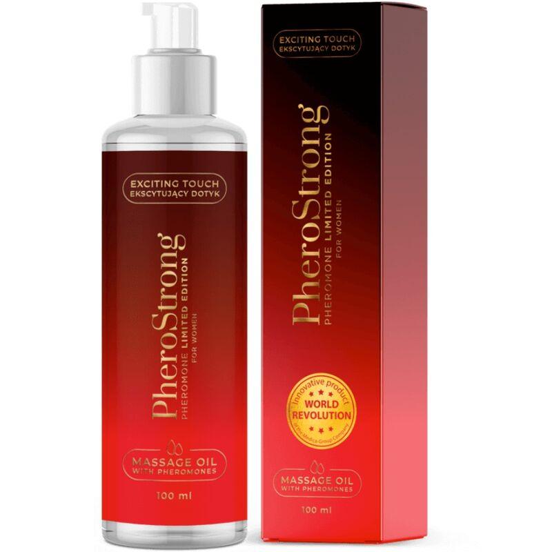 PHEROSTRONG oLEO DE MASSAGEM EDIO LIMITADA PARA MULHERES 100 ML