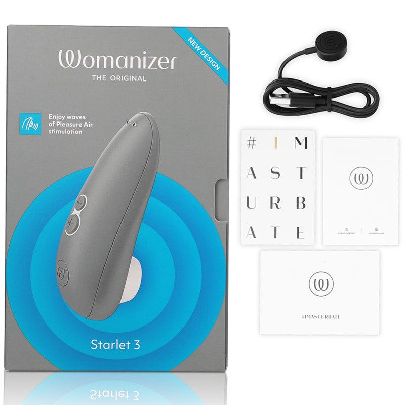 WOMANIZER STARLET 3 CLITORAL STIMULATOR GREY