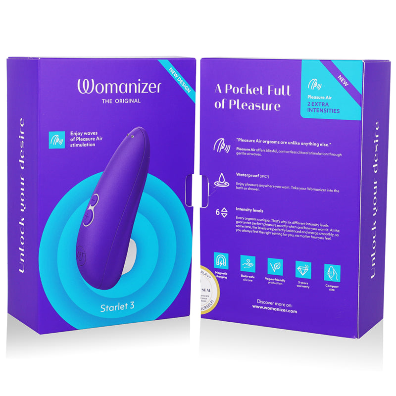 WOMANIZER STARLET 3 ESTIMULADOR CLITORIAL INDIGO