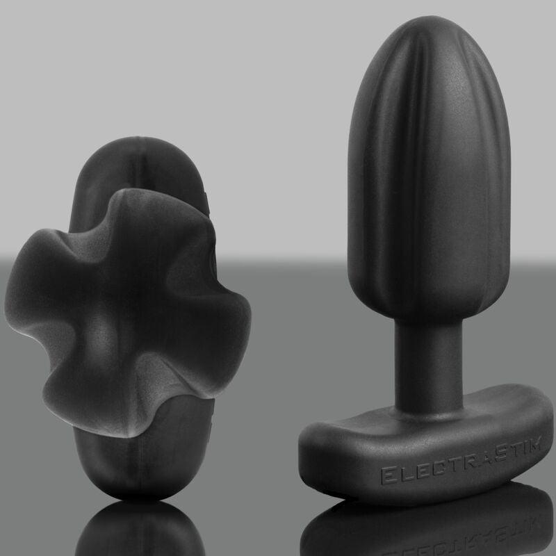 ELECTRASTIM PLUG ANAL TARTARUS QUADRIPOLAR SILICONE PRETO