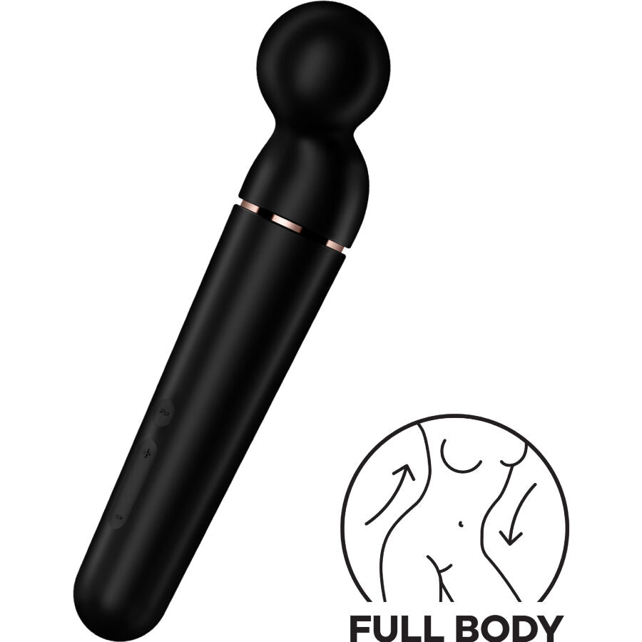 SATISFYER MASSAGER VIBRADOR PLANET WAND ER PRETO