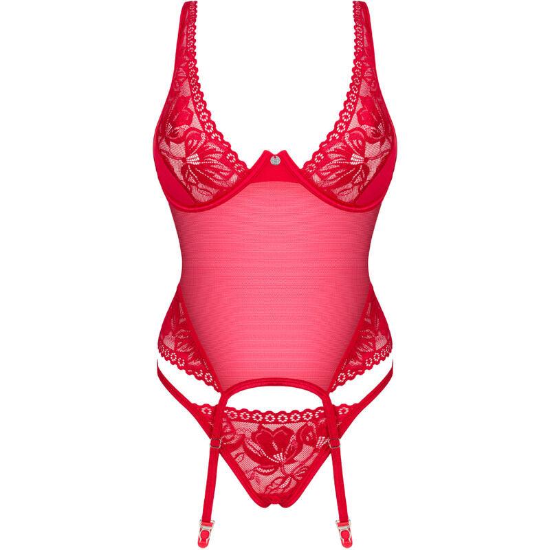 OBSESSIVE LACELOVE CORSET VERMELHO M L