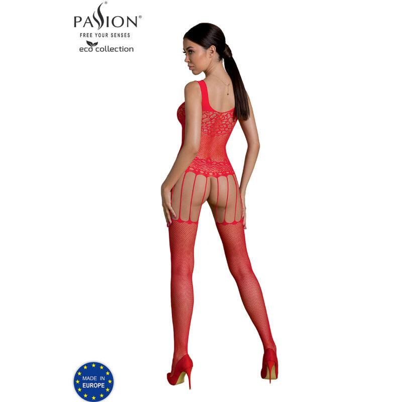 PASSION COLEO ECO BODYSTOCKING ECO BS001 VERMELHO