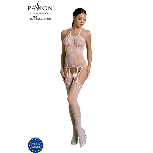 PASSION COLEO ECO BODYSTOCKING ECO BS002 BRANCO