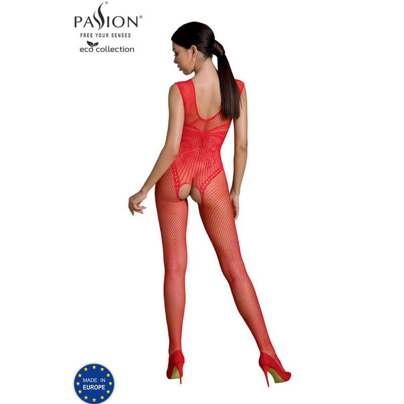 PASSION COLEO ECO BODYSTOCKING ECO BS003 VERMELHO